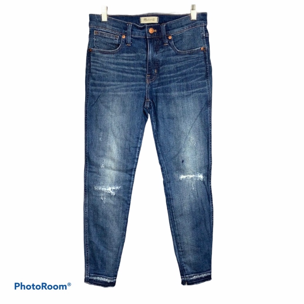 Madewell 9inch High Rise Skinny Petite Jeans - Picture 1 of 13